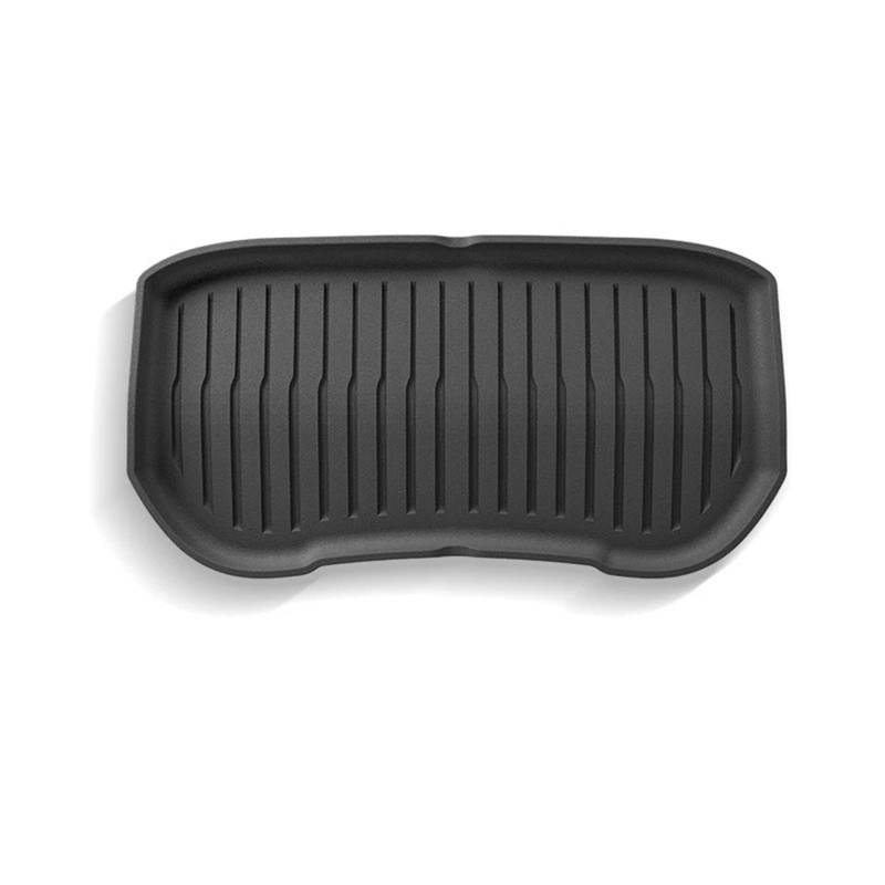 Kofferraumwanne Cargo Für Tesla Für Modell 3+ Für Highland 2024 Auto-Kofferraummatten Vorne Hinten TPE Untere Kofferraumaufbewahrung Schutzhülle Cargo Liner Pads Kofferraumschutzmatte(Front Trunk Mat) von Eejghfwq