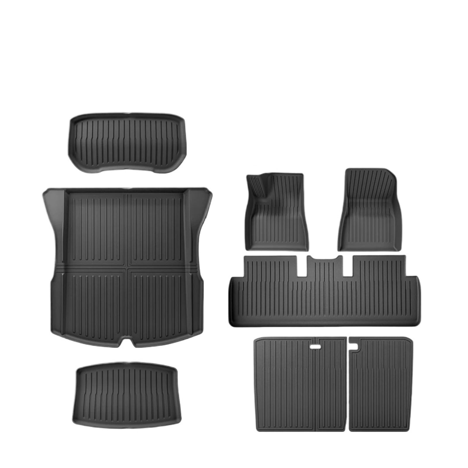 Kofferraumwanne Cargo Für Tesla Für Modell 3 Für Highland 2024 TPE-Bodenmatte Bodenteppichpolster Wasserdichte TPE-Bodenmatte Für Die Vordere Und Hintere Kofferraummatte Kofferraumschutzmatte(8pcs RHD Kofferraumwanne Cargo Für Tesla Für Modell 3 Für Highland 2024 TPE-Bodenmatte Bodenteppichpolster Wasserdichte TPE-Bodenmatte Für Die Vordere Und Hintere Kofferraummatte Kofferraumschutzmatte(8pcs RHD von Eejghfwq