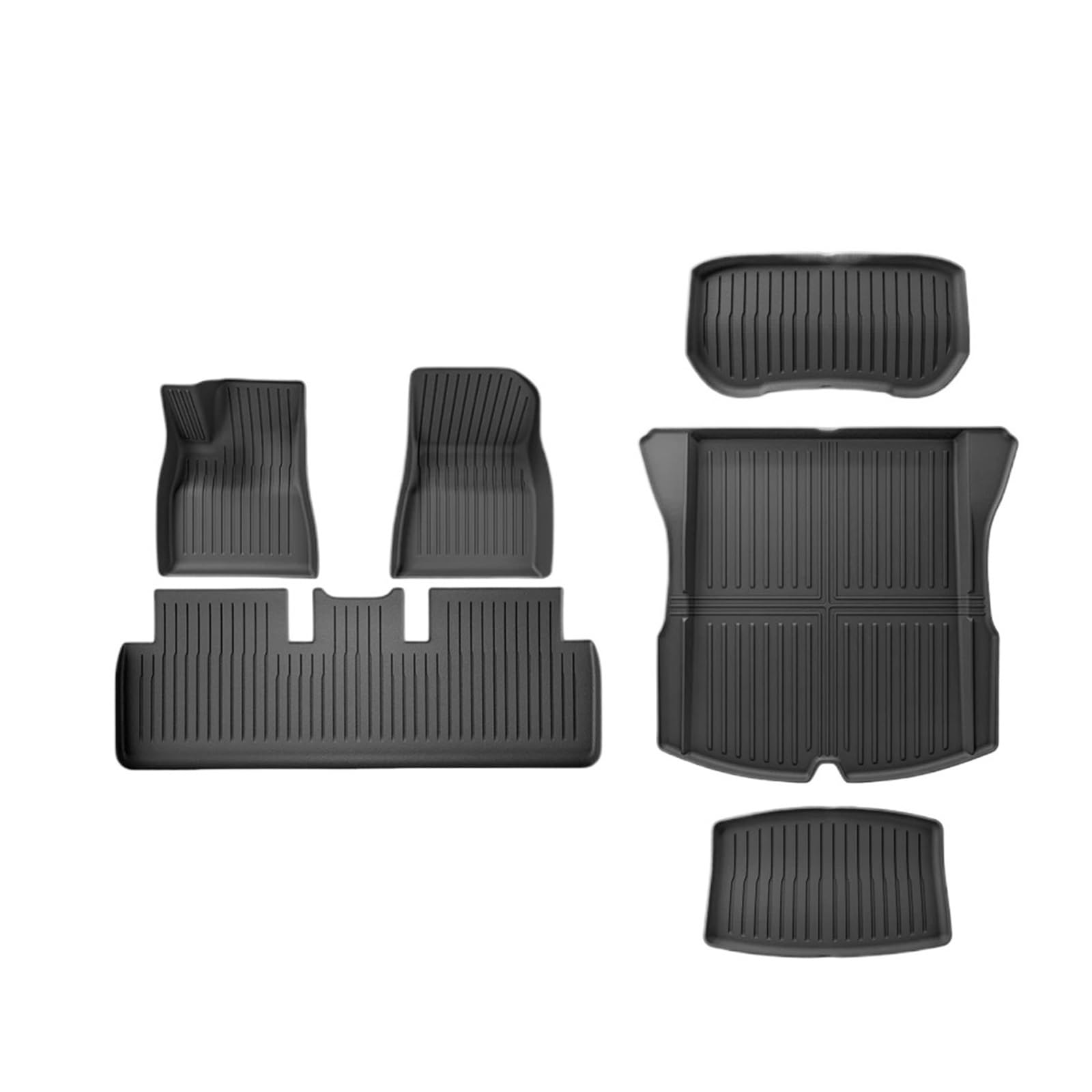 Kofferraumwanne Cargo Für Tesla Für Modell 3 Für Highland 2024 TPE-Bodenmatte Bodenteppichpolster Wasserdichte TPE-Bodenmatte Für Die Vordere Und Hintere Kofferraummatte Kofferraumschutzmatte(6pcs LHD Kofferraumwanne Cargo Für Tesla Für Modell 3 Für Highland 2024 TPE-Bodenmatte Bodenteppichpolster Wasserdichte TPE-Bodenmatte Für Die Vordere Und Hintere Kofferraummatte Kofferraumschutzmatte(6pcs LHD von Eejghfwq