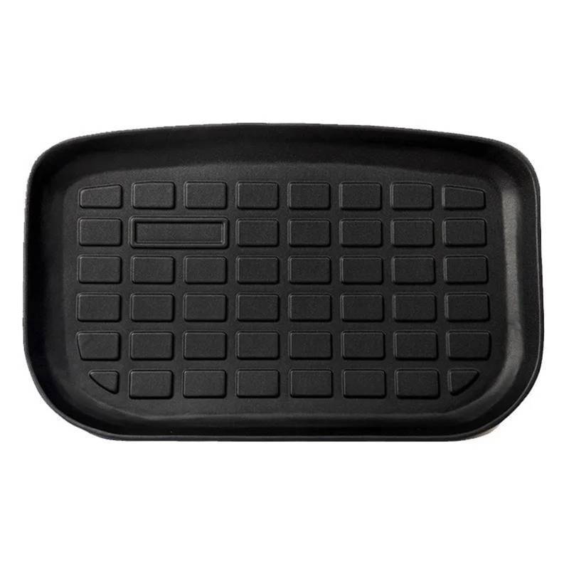 Kofferraumwanne Cargo Für Tesla Für Modell 3 Y 2017-2023 Vorne Hinten Matte TPE Cargo Pad Zubehör 3D wasserdichte Tablett Lagerung Pads Matten Kofferraumschutzmatte(Y Rear Mat) von Eejghfwq