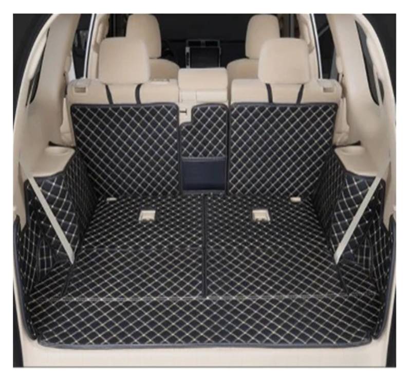 Kofferraumwanne Cargo Für Toyota Für Prado 150 2010 2011 2012 2013 2014 205 2016 2017 2018 Anti-Schmutz-Schutzschale Cargo-Liner Zubehör Kofferraumschutzmatte(Black beige) von Eejghfwq