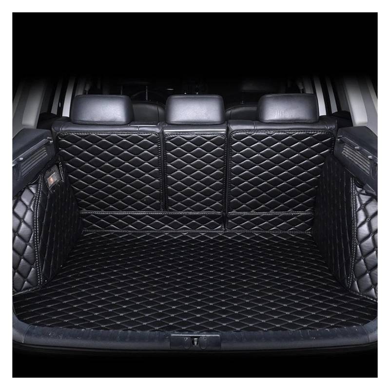 Kofferraumwanne Cargo Für Volvo S60L S80 Für S90 XC40 Für XC60 XC70 Für XC90 Für V60 V70 Für V90 V40 V50 Kofferraummatte Innenausstattung Lederzubehör Kofferraumschutzmatte(Black) von Eejghfwq