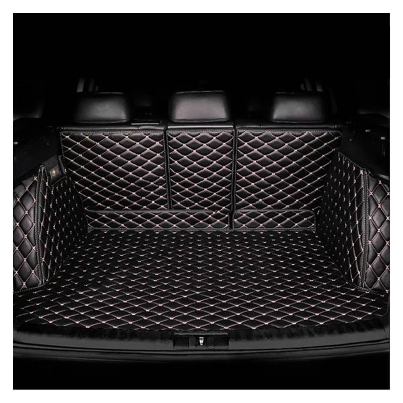 Kofferraumwanne Cargo Für X1 U11 U12 2023 2024 2025 Kofferraummatte Schmutzabweisende Vollständig Umgebene Kofferraummatte Laderaumwanne Autozubehör Kofferraumschutzmatte(Black Beige4) von Eejghfwq