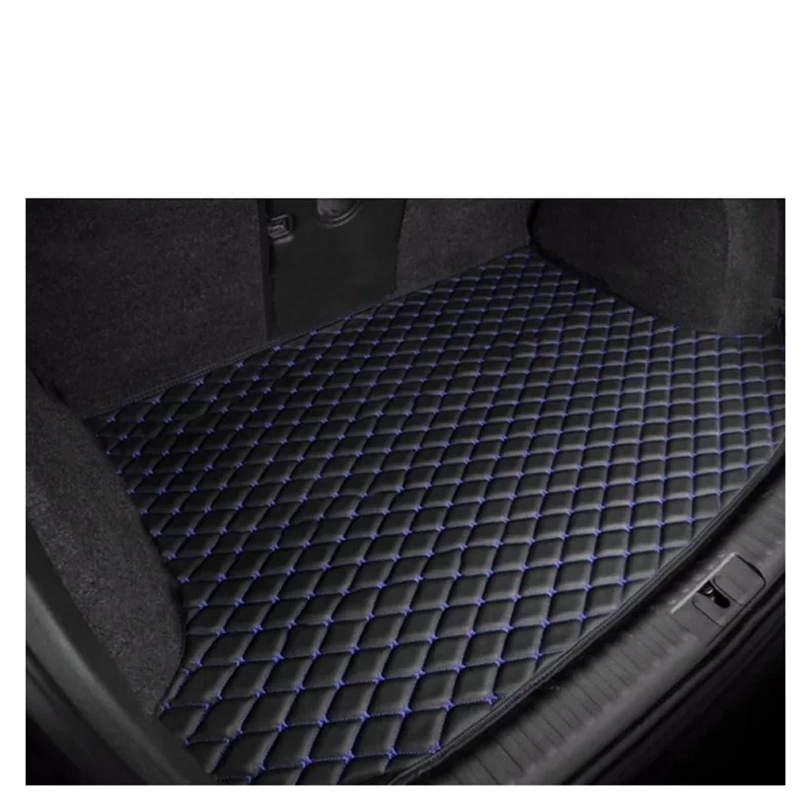 Kofferraumwanne Cargo Für X1 U11 U12 2023 2024 2025 Kofferraummatte Schmutzabweisende Vollständig Umgebene Kofferraummatte Laderaumwanne Autozubehör Kofferraumschutzmatte(Black Blue) von Eejghfwq