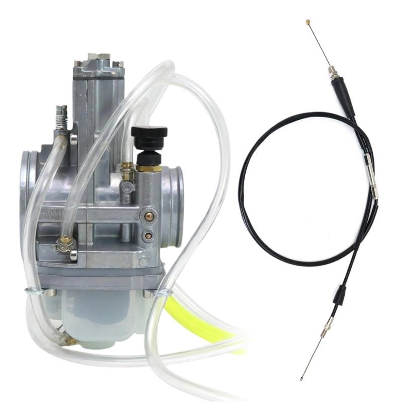 Motorrad Vergaser Für CRF250R 2002 2003 2004 2005 2006 2007 2008 2009 2-Takt-Vergaser Mit Kabel Vergaser(38mm) von Eejghfwq
