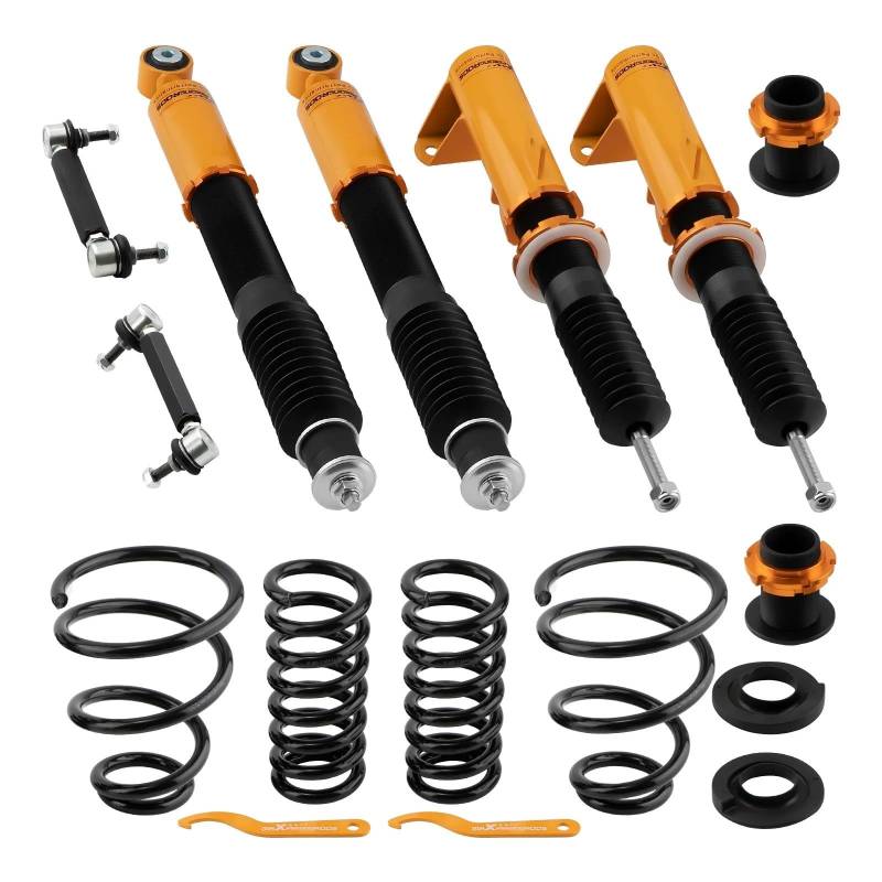 Stoßdämpfer Autos Für Benz Für CLK C209 Für Coupe 2002-2010 Für RWD Gewindefahrwerk Suspension Stoßdämpfer Einstellbare Gewindefahrwerk Suspension Kit Stoßdämpferaufhängung von Eejghfwq