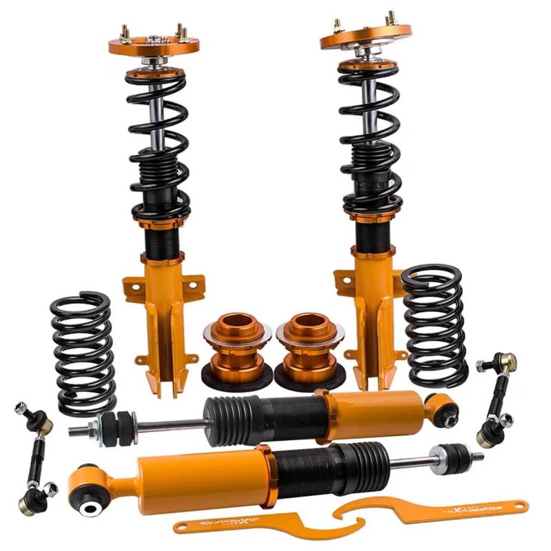 Stoßdämpfer Autos Für Ford Für Mustang 2005-2013 2014 Für ADJ. Höhenstoßdämpfer Gewindefahrwerk Federung Federbein Kit Stoßdämpferaufhängung von Eejghfwq
