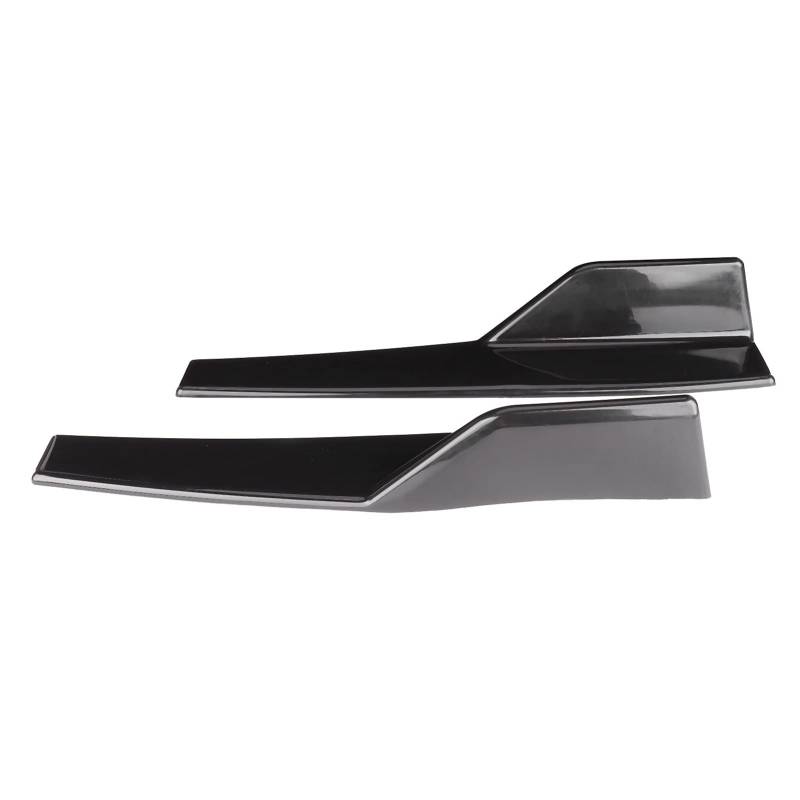 Universal Glossy Black Side Winglet Wing Spoiler, 17,7 Zoll Glänzend Schwarz, ABS -Material, Aerodynamischer Seitenrock, für das Karosserie Kit von Eeneme