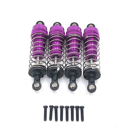 Eeuye 4 StüCke Metall StoßDäMpfer DäMpfer für 124019 124018 144001 RC Auto Teile Upgrade ZubehöR, Lila Eeuye 4 StüCke Metall StoßDäMpfer DäMpfer für 124019 124018 144001 RC Auto Teile Upgrade ZubehöR, Lila von Eeuye