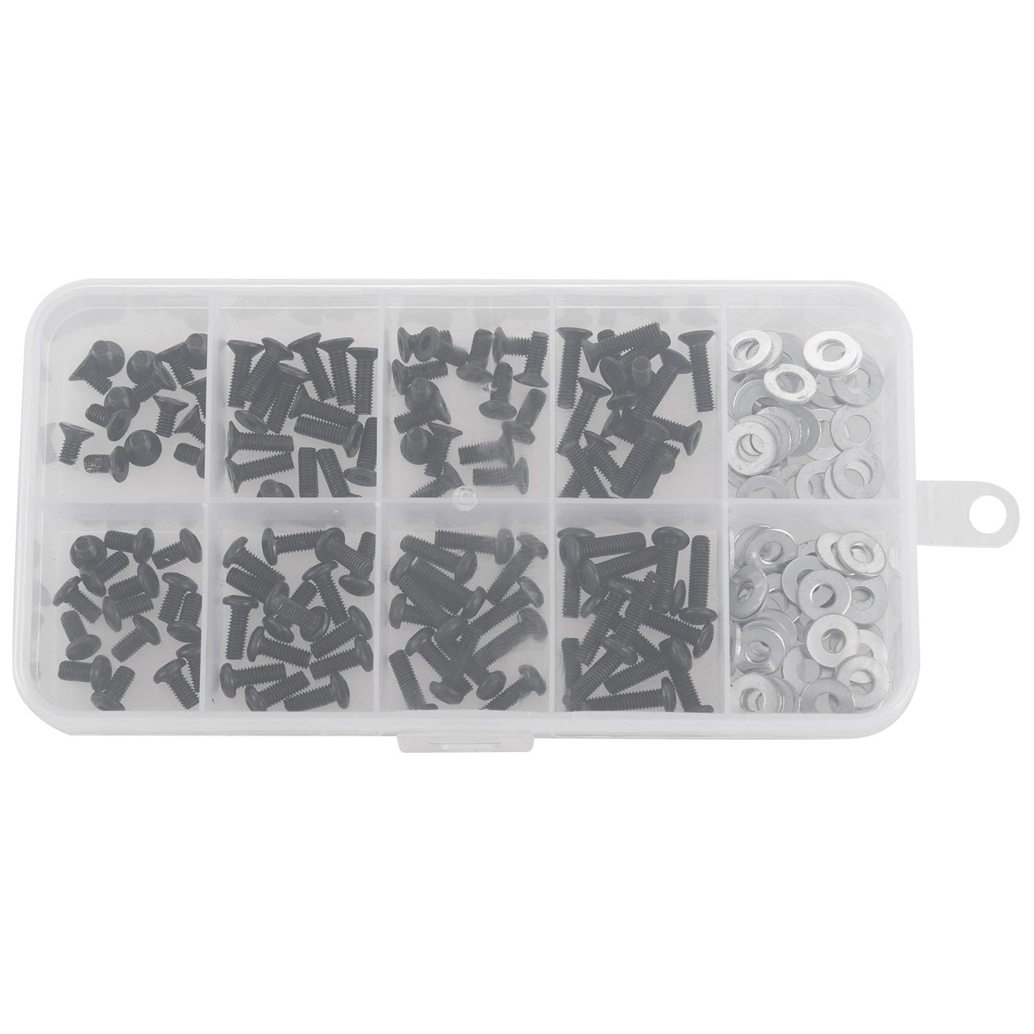 Eeuye Schrauben Box Set Fuer 1/10 D90 SRC10 Fernbedienung RC Autoteile 180st Eeuye Schrauben Box Set Fuer 1/10 D90 SRC10 Fernbedienung RC Autoteile 180st von Eeuye
