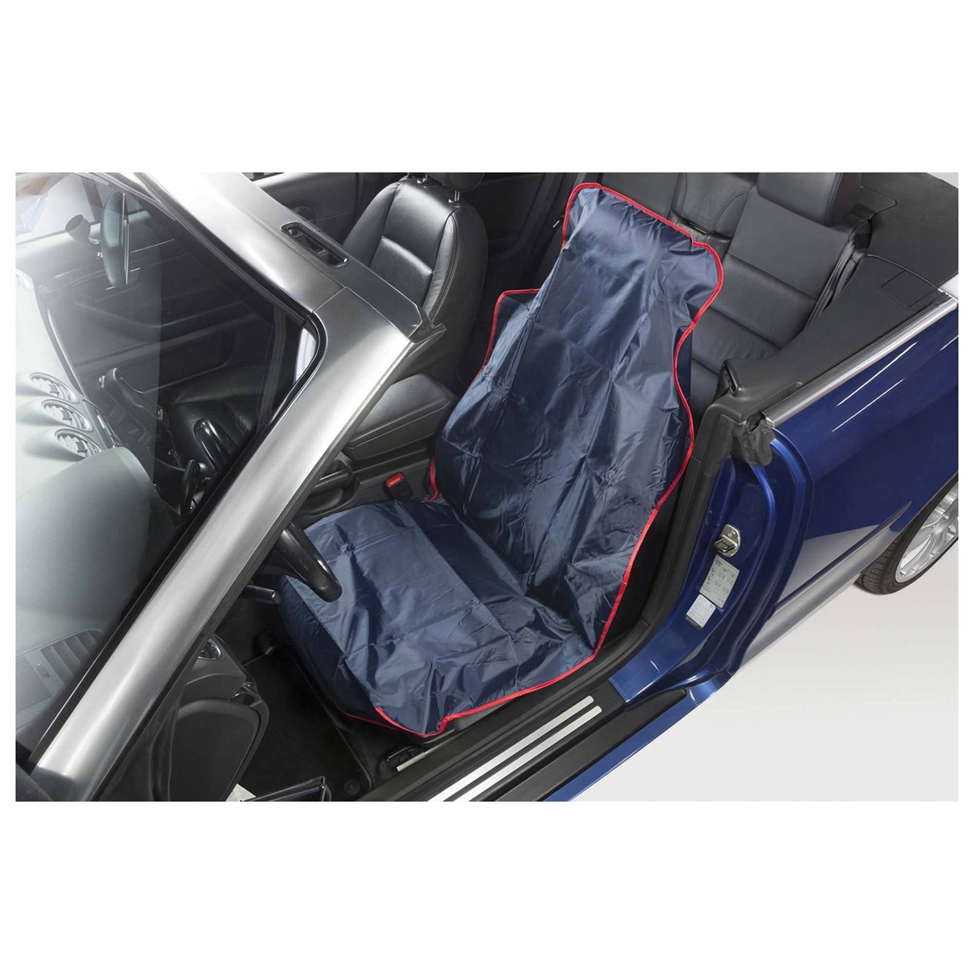 Nylon Sitzschoner Auto blau, Sitzauflage | Sitzschoner Auto Werkstatt, Sitzschutz Werkstatt | Nylon Sitzauflage Auto von Eichner