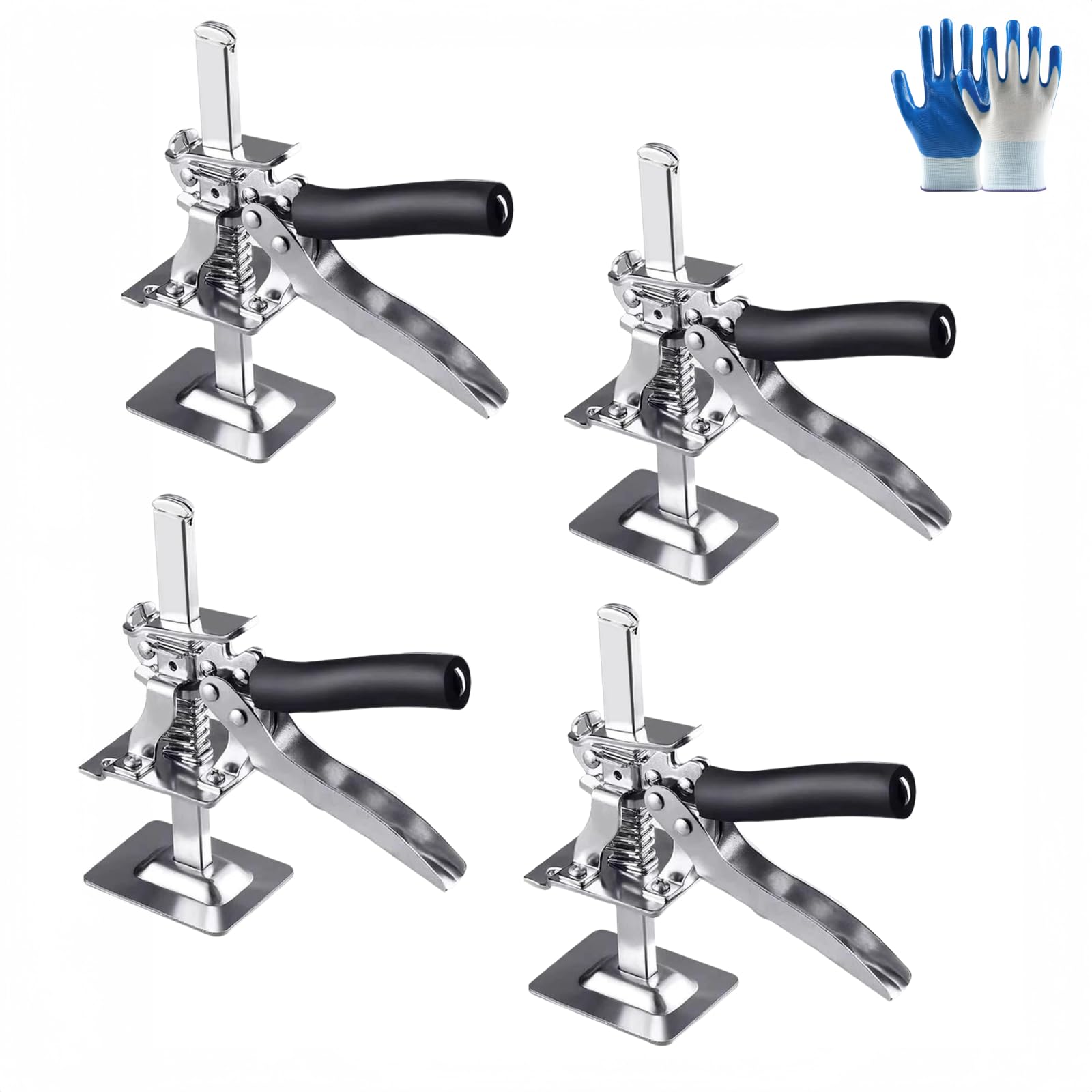 Handhebewerkzeug-Wagenheber, arbeitssparender Arm-Werkzeugheber, Türverkleidungs-Hebebühne, Brett-Einstellung, Hebebühne für Möbel, Tür, Schrank, Fenster, Installation, 4 Stück Handhebewerkzeug-Wagenheber, arbeitssparender Arm-Werkzeugheber, Türverkleidungs-Hebebühne, Brett-Einstellung, Hebebühne für Möbel, Tür, Schrank, Fenster, Installation, 4 Stück von Eidoct