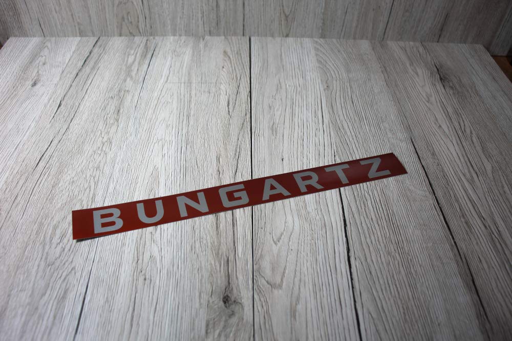 Bungartz Traktor Aufkleber auf Silberfolie Bungartz Traktor Aufkleber auf Silberfolie von Eil Bulldog Versand