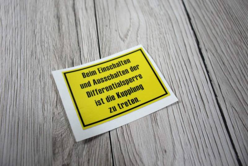 DEUTZ Aufkleber Traktor Emblem Sticker Label (Nr.4) von Eil Bulldog Versand