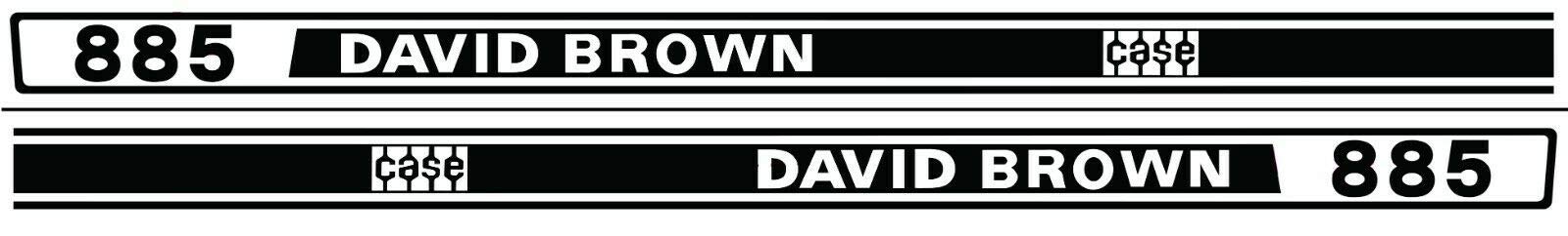 David Brown 885 Aufkleber Traktor Logo Sticker Label David Brown 885 Aufkleber Traktor Logo Sticker Label von Eil Bulldog Versand