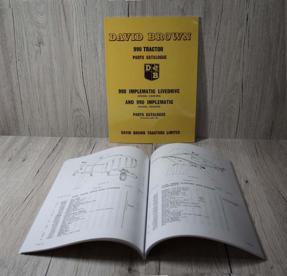 David Brown Ersatzteilliste Ersatzteilkatalog Traktor 990 David Brown Ersatzteilliste Ersatzteilkatalog Traktor 990 von Eil Bulldog Versand
