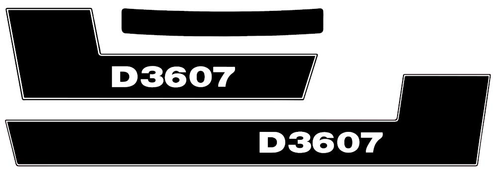 Deutz Aufkleber für Traktor D3607 Logo Emblem Sticker Label Deutz Aufkleber für Traktor D3607 Logo Emblem Sticker Label von Eil Bulldog Versand