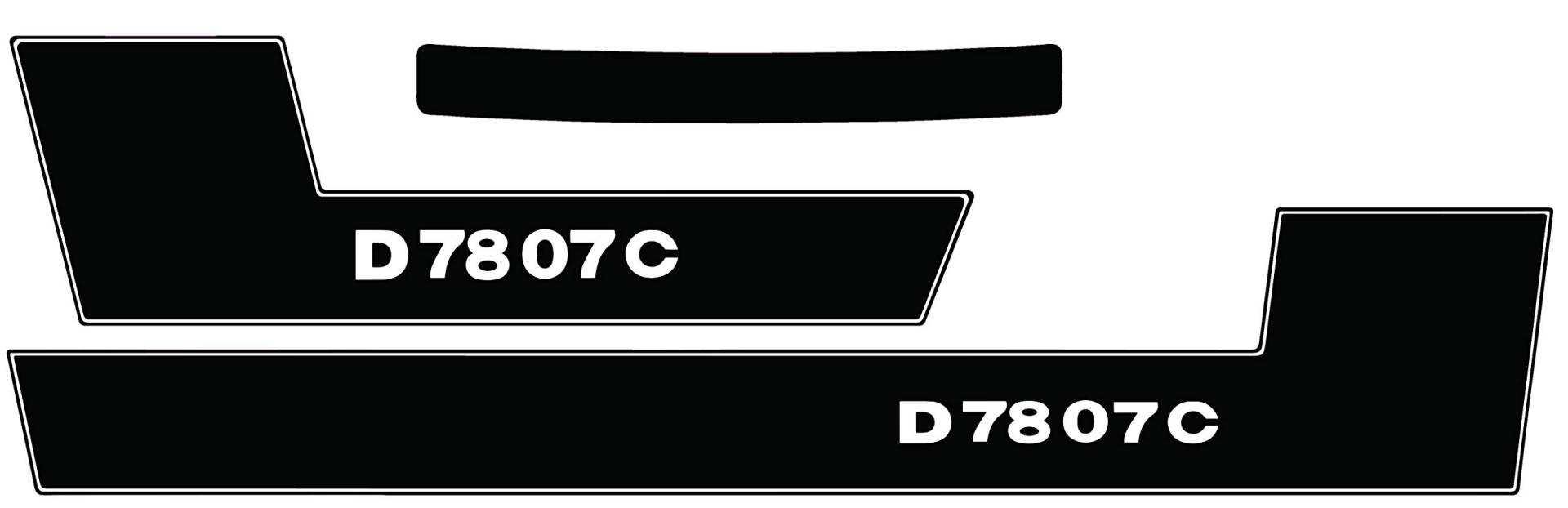 Deutz Aufkleber für Traktor D7807C Logo Emblem Sticker Label Deutz Aufkleber für Traktor D7807C Logo Emblem Sticker Label von Eil Bulldog Versand