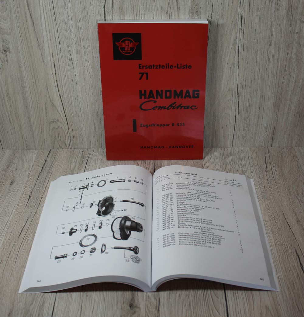 HANOMAG Ersatzteilliste Ersatzteilkatalog Traktor Nr 71 Traktor Combitrac R435 HANOMAG Ersatzteilliste Ersatzteilkatalog Traktor Nr 71 Traktor Combitrac R435 von Eil Bulldog Versand