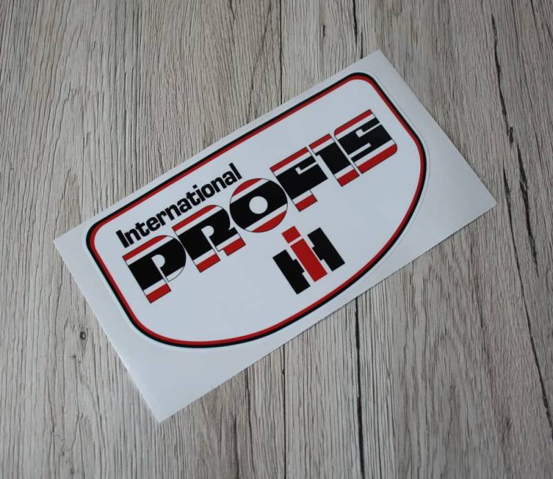IHC Aufkleber International Profis Sticker Label von Eil Bulldog Versand