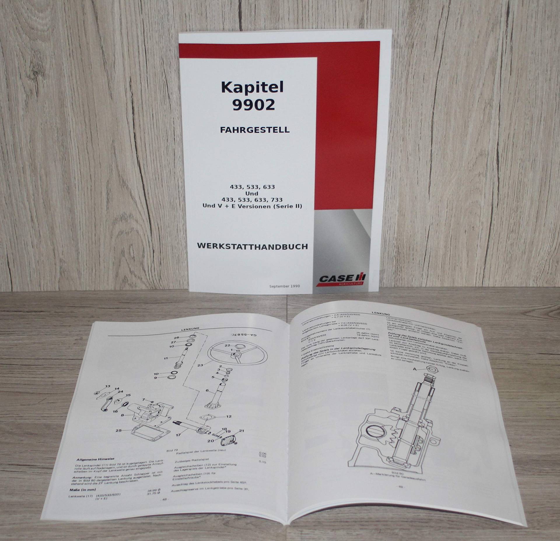 IHC Case Werkstatthandbuch Traktor Fahrgestell 433 533 633 733 und V+E (Serie II) Kapitel 9902 Fahrgestell von Eil Bulldog Versand