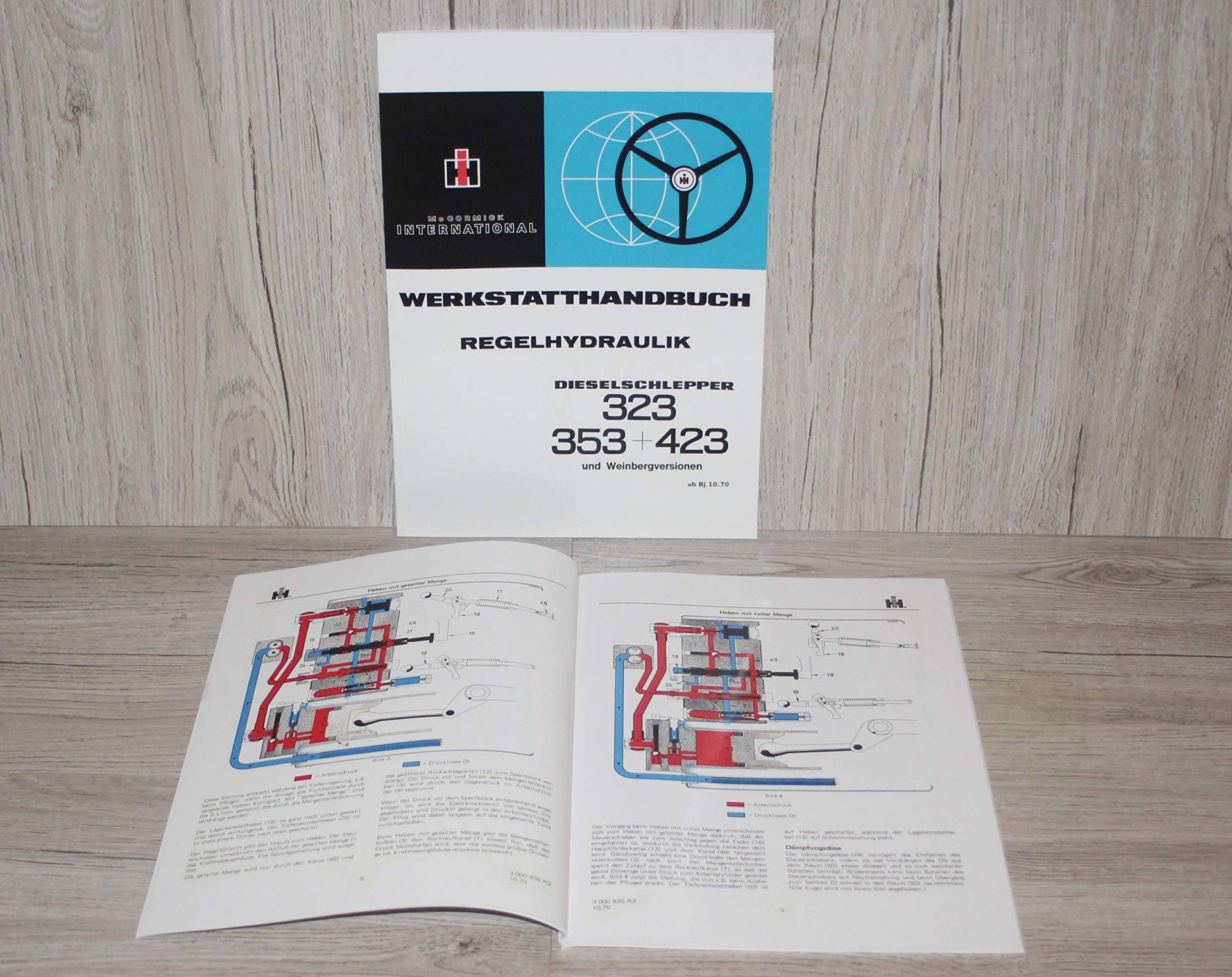 IHC MC CORMICK Werkstatthandbuch Regelhydraulik Traktor 323 353 423 und Weinbergversionen auch passend für 453 da Baugleich IHC MC CORMICK Werkstatthandbuch Regelhydraulik Traktor 323 353 423 und Weinbergversionen auch passend für 453 da Baugleich von Eil Bulldog Versand