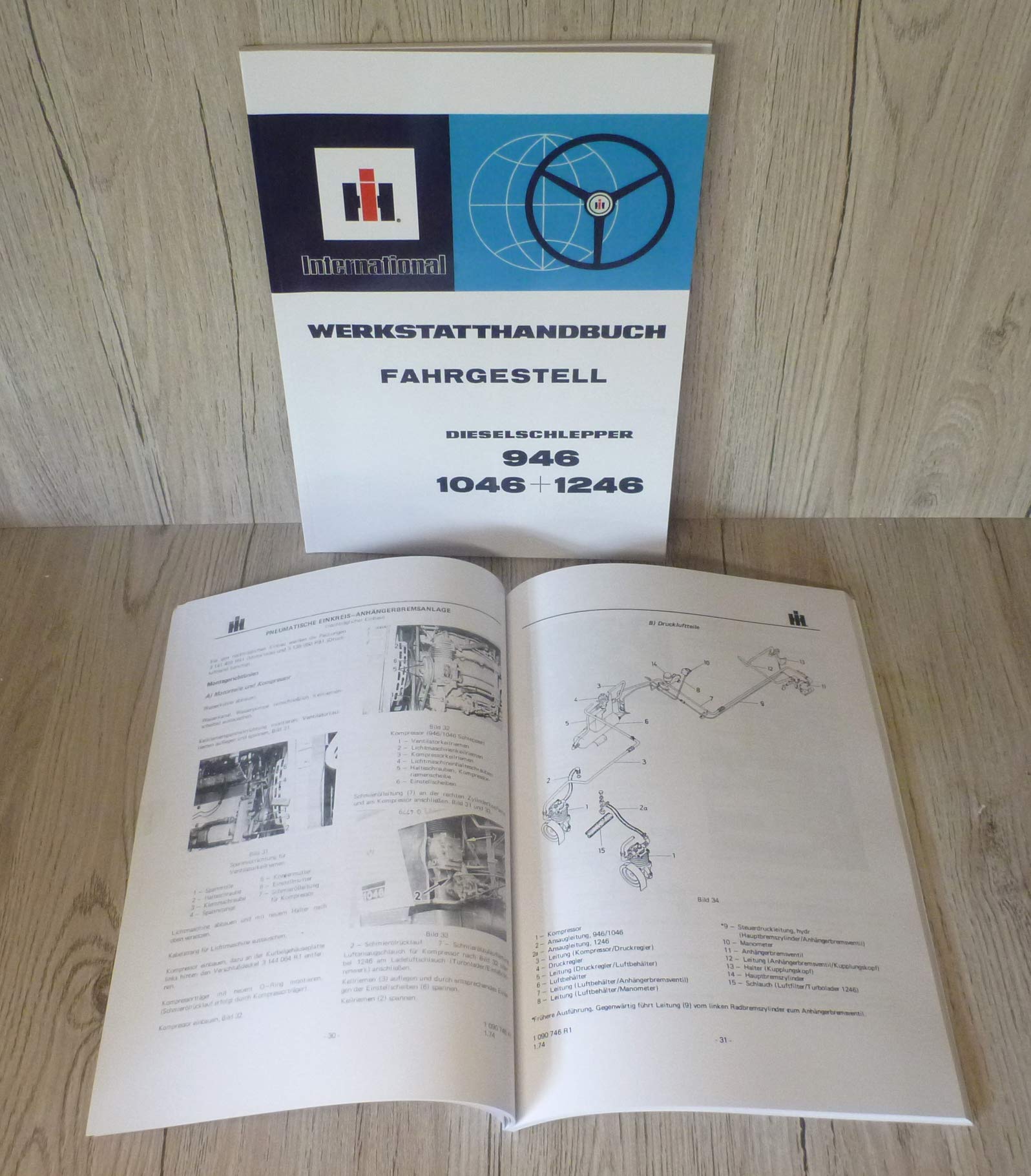 IHC Werkstatthandbuch Fahrgestell Traktor 946 1046 1246 IHC Werkstatthandbuch Fahrgestell Traktor 946 1046 1246 von Eil Bulldog Versand