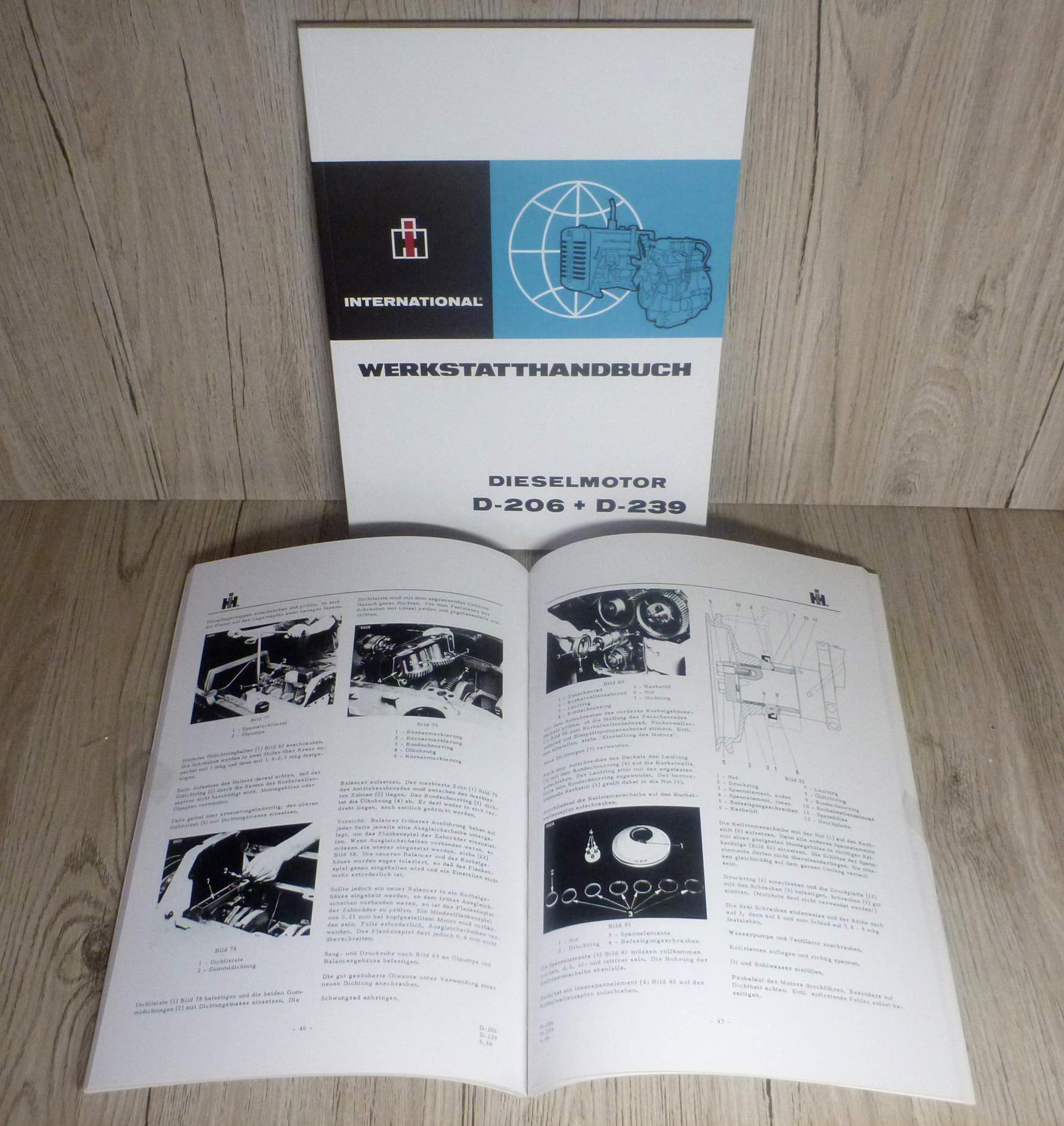 IHC Werkstatthandbuch Motor D-206 D-239 IHC Werkstatthandbuch Motor D-206 D-239 von Eil Bulldog Versand