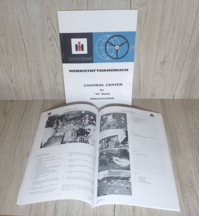 IHC Werkstatthandbuch für Traktor Control Center der XL Serie von Eil Bulldog Versand
