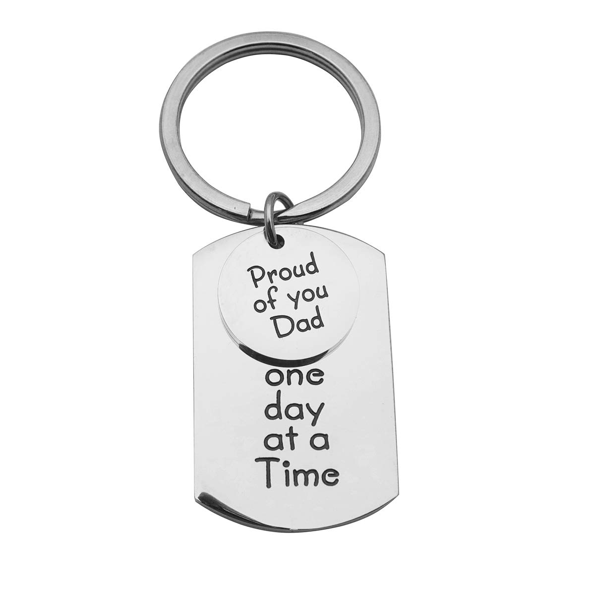 Eilygen Nüchternheitsgeschenk für Männer, Nüchternheit, Schlüsselanhänger, Genesungsgeschenk, Geschenk für Vater, nüchternes Geschenk, Nüchternheit Geschenk für Papa, Ein Tag nach dem anderen, Large Eilygen Nüchternheitsgeschenk für Männer, Nüchternheit, Schlüsselanhänger, Genesungsgeschenk, Geschenk für Vater, nüchternes Geschenk, Nüchternheit Geschenk für Papa, Ein Tag nach dem anderen, Large von Eilygen