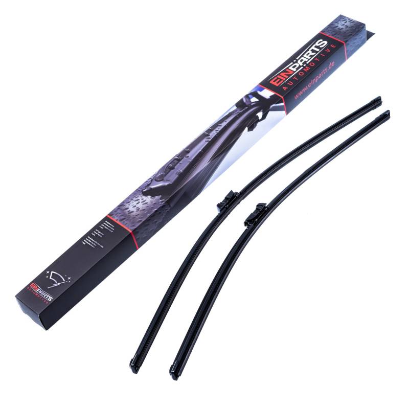 EINPARTS Scheibenwischer Set Wischerblätter Set Frontscheibenwischer Vorne Wischblattausführung: Rahmenlos Länge 1: 680mm Länge 2: 630mm EPWBDC2725R von EinParts