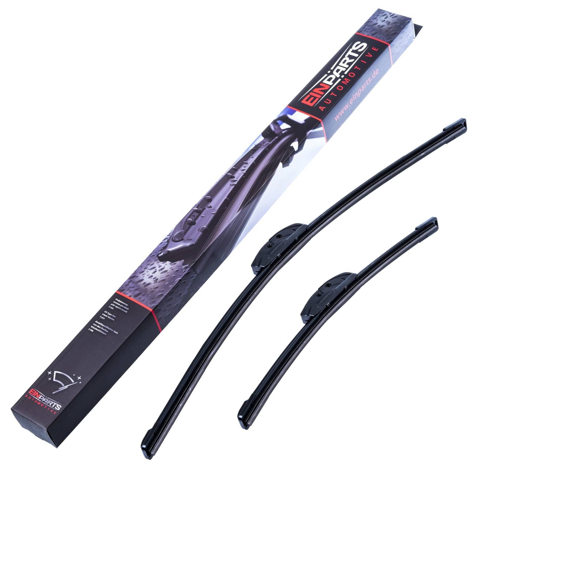 EINPARTS Scheibenwischer Set Wischerblätter Set Frontscheibenwischer Vorne Wischblattausführung: Rahmenlos Länge 1: 580mm Länge 2: 360mm EPWBDU2314 EINPARTS Scheibenwischer Set Wischerblätter Set Frontscheibenwischer Vorne Wischblattausführung: Rahmenlos Länge 1: 580mm Länge 2: 360mm EPWBDU2314 von EinParts