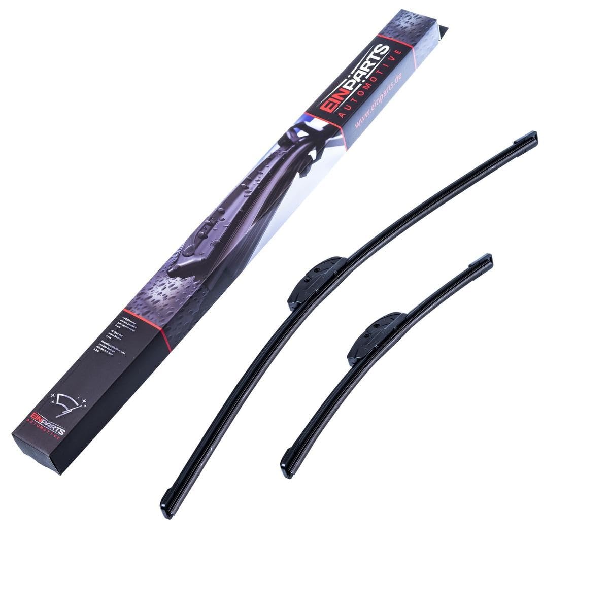 EINPARTS Scheibenwischer Set Wischerblätter Set Frontscheibenwischer Vorne Wischblattausführung: Rahmenlos Länge 1: 610mm Länge 2: 340mm EPWBDU2414 EINPARTS Scheibenwischer Set Wischerblätter Set Frontscheibenwischer Vorne Wischblattausführung: Rahmenlos Länge 1: 610mm Länge 2: 340mm EPWBDU2414 von EinParts