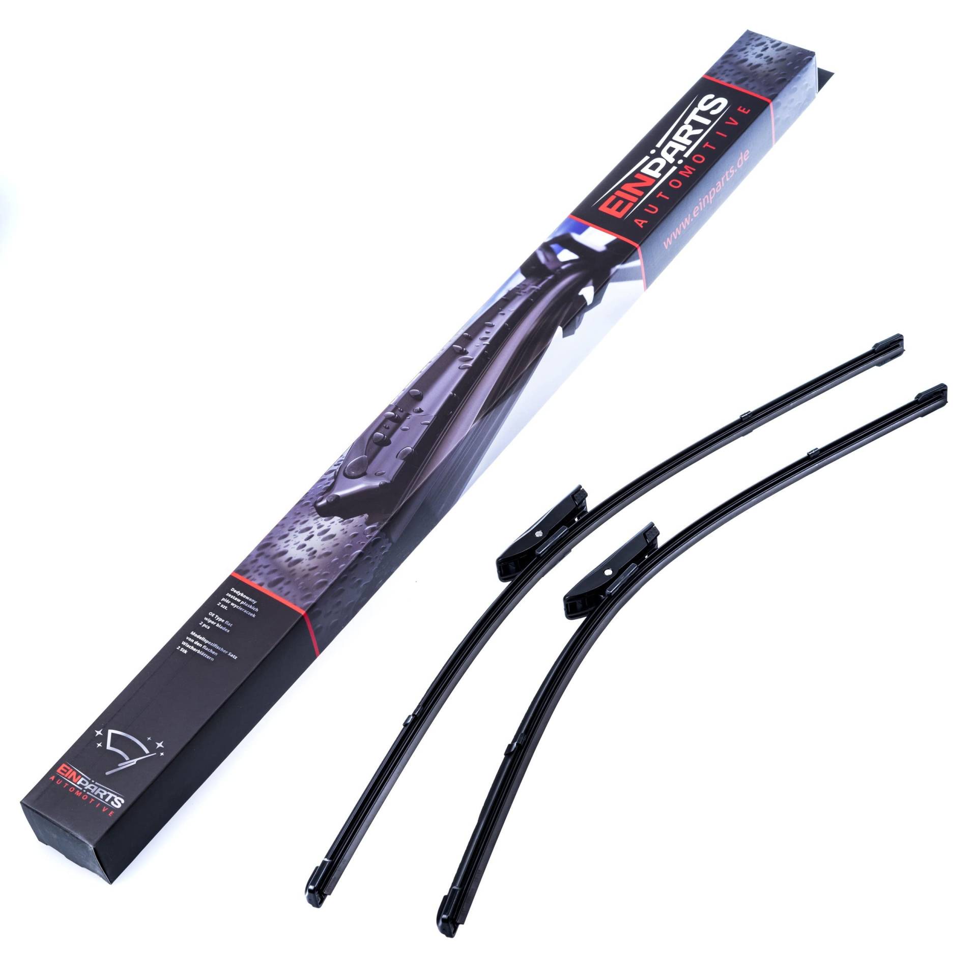 EINPARTS Scheibenwischer Set Wischerblätter Set Frontscheibenwischer Vorne Wischblattausführung: Rahmenlos Länge 1: 580mm Länge 2: 530mm EPWBDD2321 EINPARTS Scheibenwischer Set Wischerblätter Set Frontscheibenwischer Vorne Wischblattausführung: Rahmenlos Länge 1: 580mm Länge 2: 530mm EPWBDD2321 von EinParts
