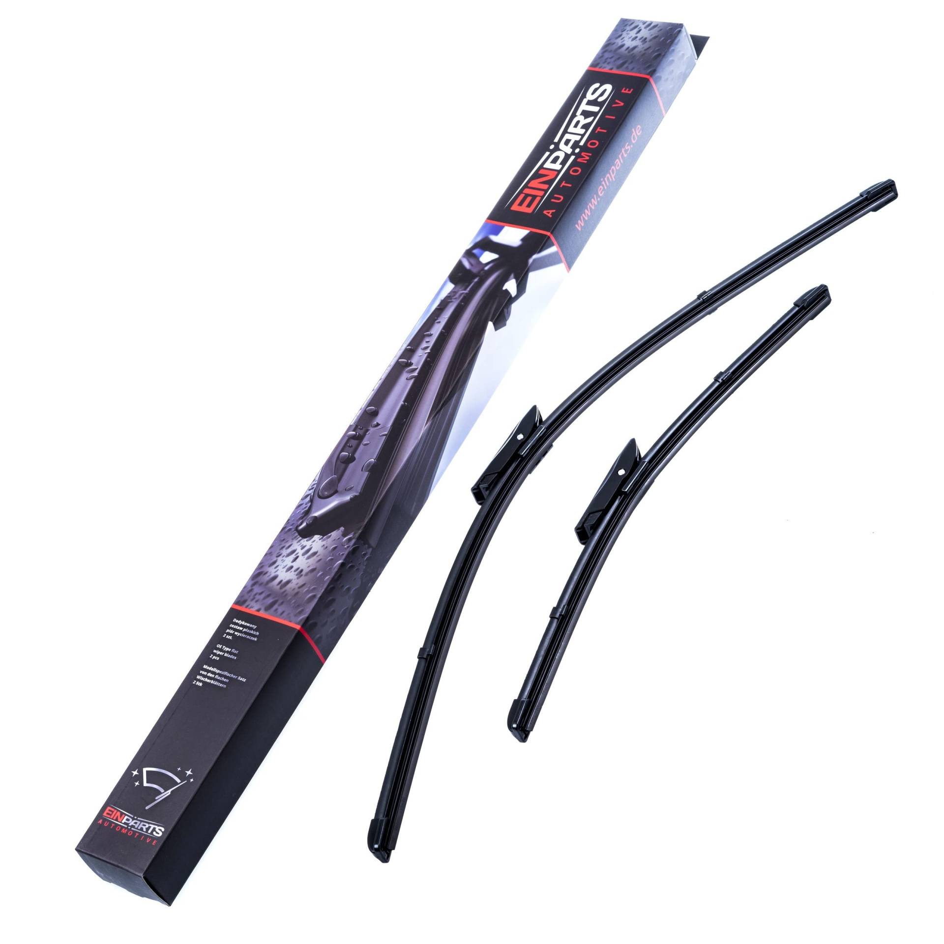 EINPARTS Scheibenwischer Set Wischerblätter Set Frontscheibenwischer Vorne Wischblattausführung: Rahmenlos Länge 1: 660mm Länge 2: 410mm EPWBDD2616 EINPARTS Scheibenwischer Set Wischerblätter Set Frontscheibenwischer Vorne Wischblattausführung: Rahmenlos Länge 1: 660mm Länge 2: 410mm EPWBDD2616 von EinParts