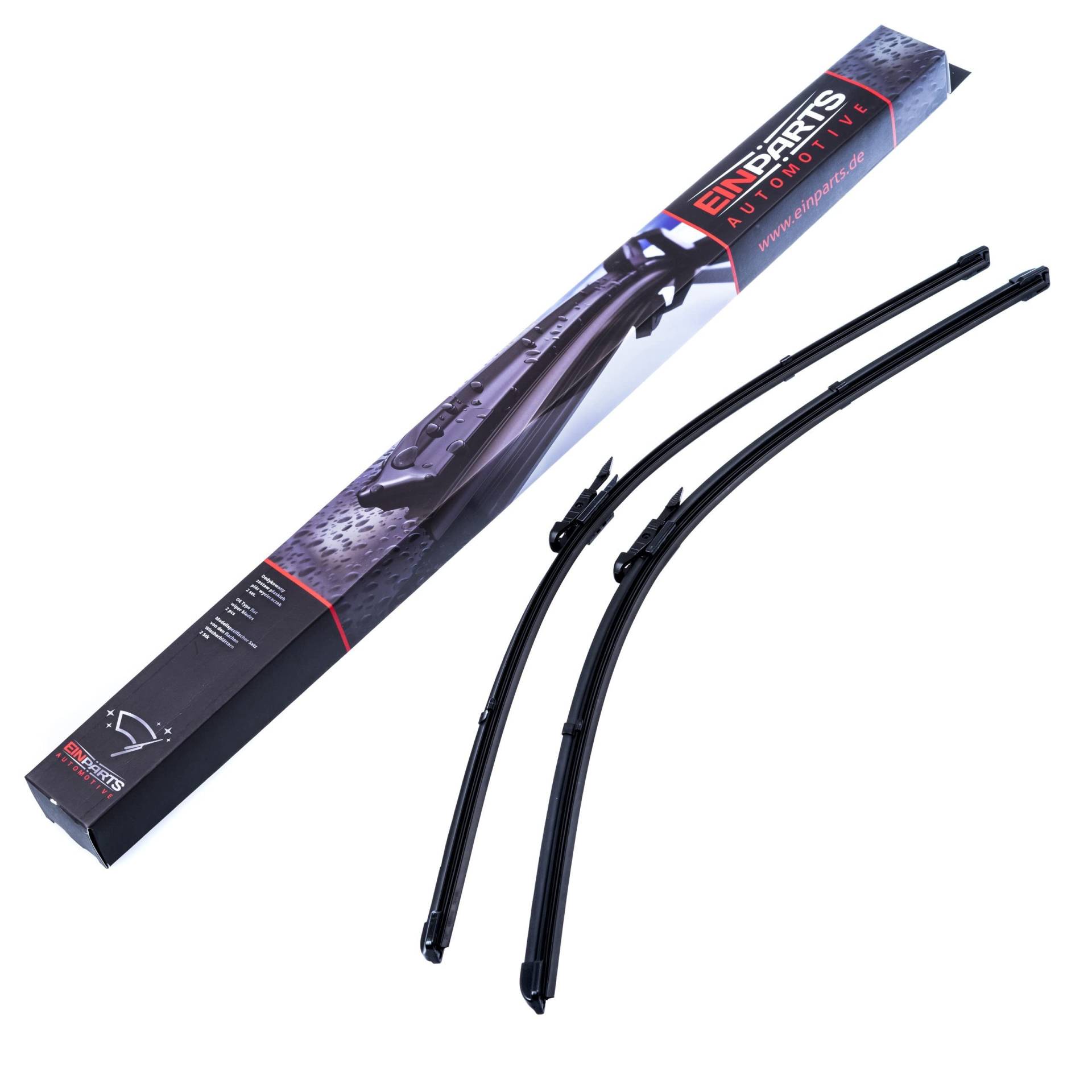 EINPARTS Scheibenwischer mit Spoiler Frontscheibenwischer Vorne Wischblattausführung: Rahmenlos Länge 1: 660mm Länge 2: 660mm EPWBDB2626R EINPARTS Scheibenwischer mit Spoiler Frontscheibenwischer Vorne Wischblattausführung: Rahmenlos Länge 1: 660mm Länge 2: 660mm EPWBDB2626R von EinParts