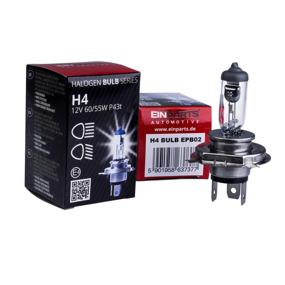 H4 EINPARTS Lampen Autolampen 60/55W P43t EPB02 H4 EINPARTS Lampen Autolampen 60/55W P43t EPB02 von EinParts