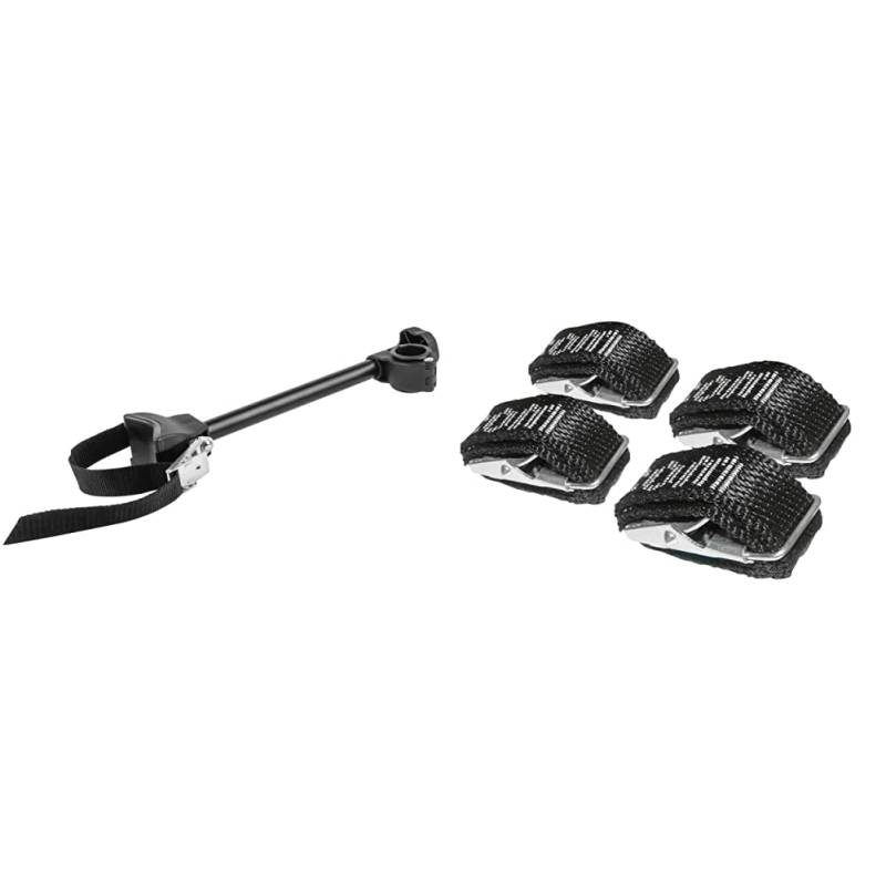 Einhell EUFAB 11231 Rahmenhalter Lang & 12011 Textilspanngurte, 4er-Set, Set of 4 von Einhell