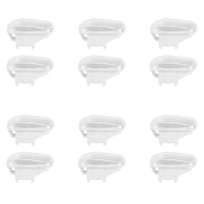 Eioeeklop 12 Stücke Auto Seite Seite Baffle Blinker Licht Lampenschirm Shell Shell Abdeckung Gehäuse Passend für 2002-2005 34301-S5H-T02 von Eioeeklop