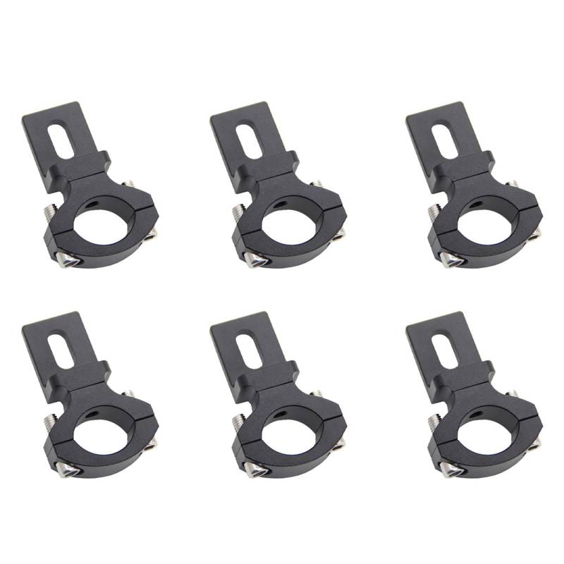 Eioeeklop 6X Universal Lenker 22 25Mm 7/8 Motorrad Scheinwerfer Halterung Scheinwerfer Rohr Schelle für Cafe Racer Chopper,TG81 von Eioeeklop