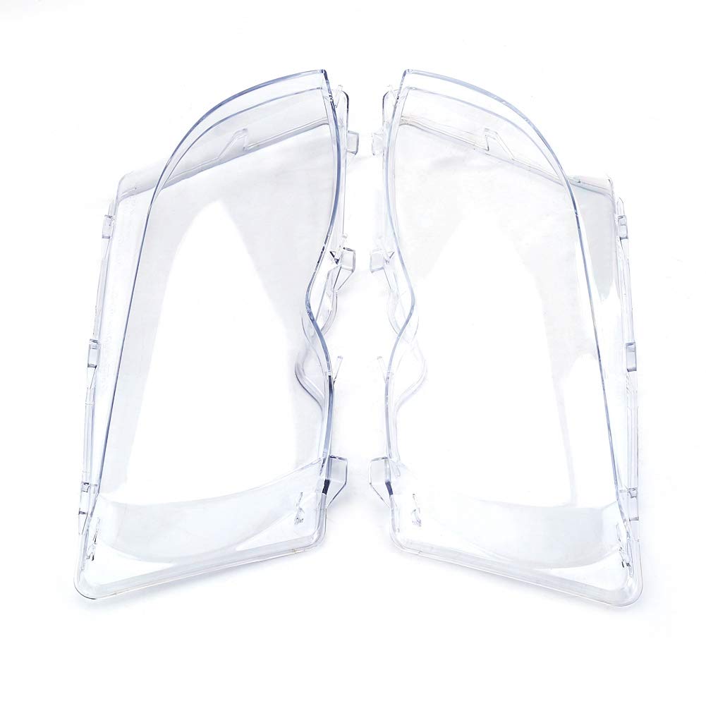 2 Stück Scheinwerfer Transparent Glass Lampshade, Auto Lens Headlight Cover, für BMW 3 Serie E46 01-05 Facelift 63126924043 63126924044 von Ejoyous