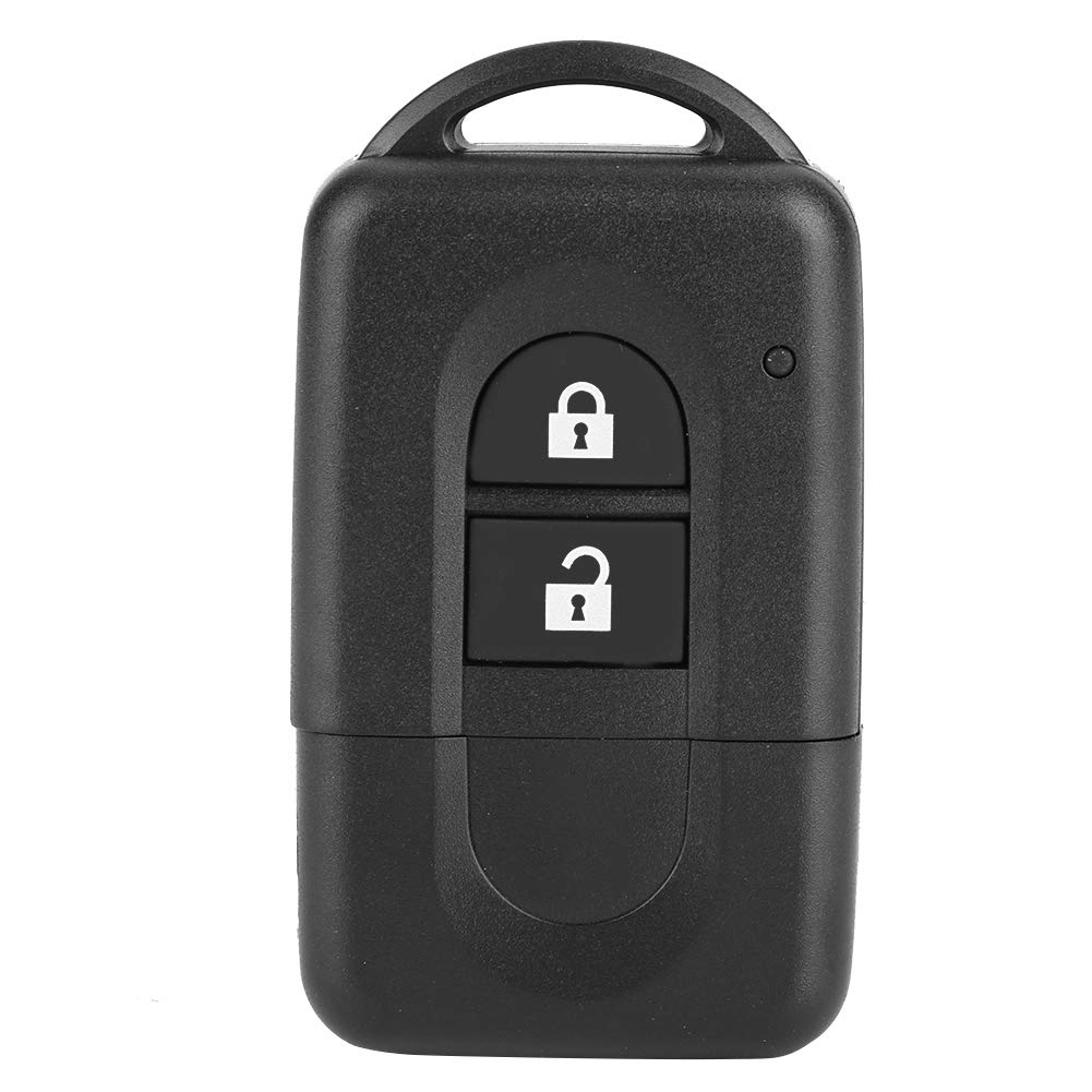 2-Tasten Auto Schlüsselgehäuse, Auto Schlüssel Hülle Autozündschlüsselgeheuse Autoschlüssel Gehäuse Etui Schutzhülle, für Micra X-Trail Qashqai Note JUKE Parthfinder von Ejoyous