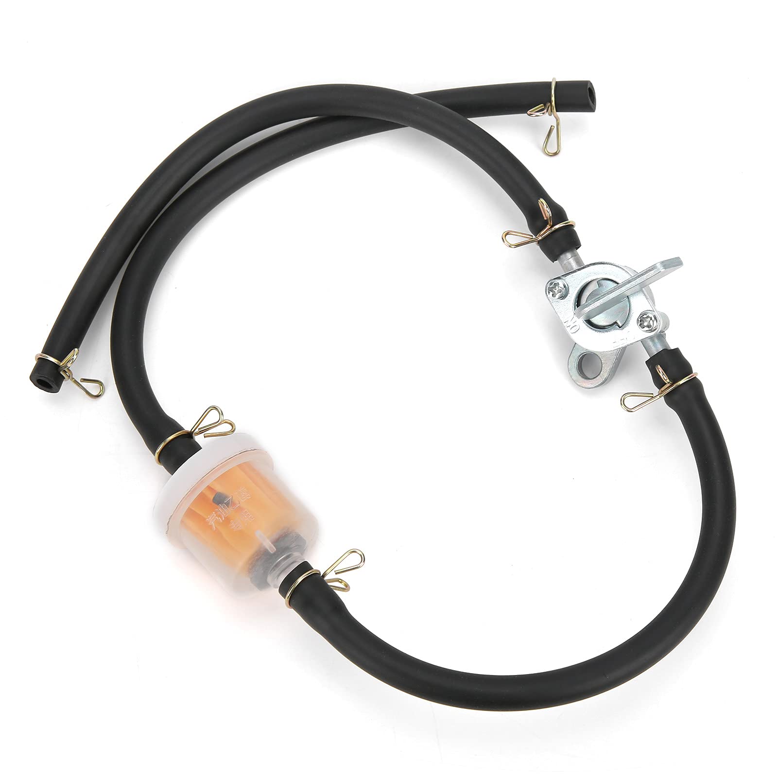 6 Mm Inline-Kraftstofftankhahn-Filterrohr mit Benzinhahn-Schalter-Absperrventil, Universell für ATVs, Dirt Bikes, Flexibles, Hochwertiges Filterelement 6 Mm Inline-Kraftstofftankhahn-Filterrohr mit Benzinhahn-Schalter-Absperrventil, Universell für ATVs, Dirt Bikes, Flexibles, Hochwertiges Filterelement von Ejoyous