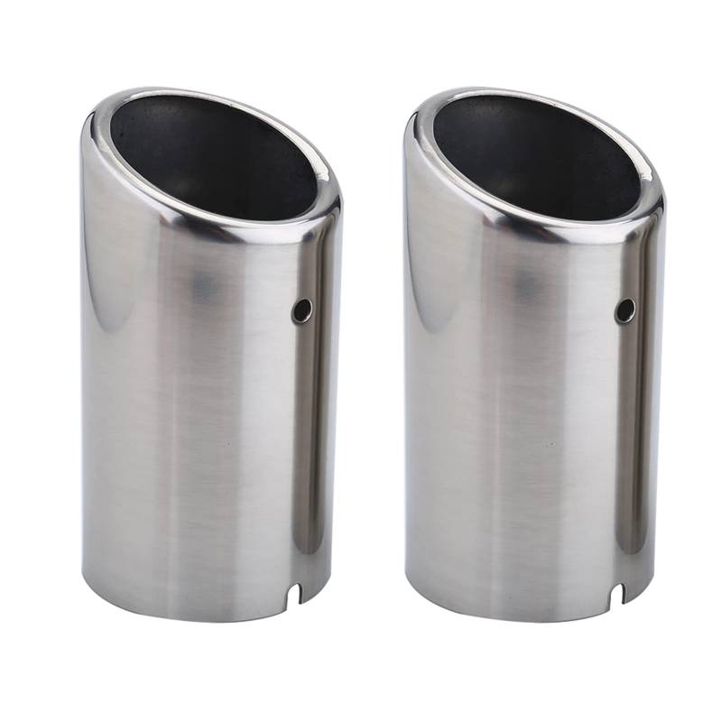 67 mm Auspuffblende Endrohr, Edelstahl Auspuffrohr Universell Auto-Auspuffendrohre Ersatz-Endrohre für Modelle mit 1,4 und 1,6 l Hubraum von Ejoyous