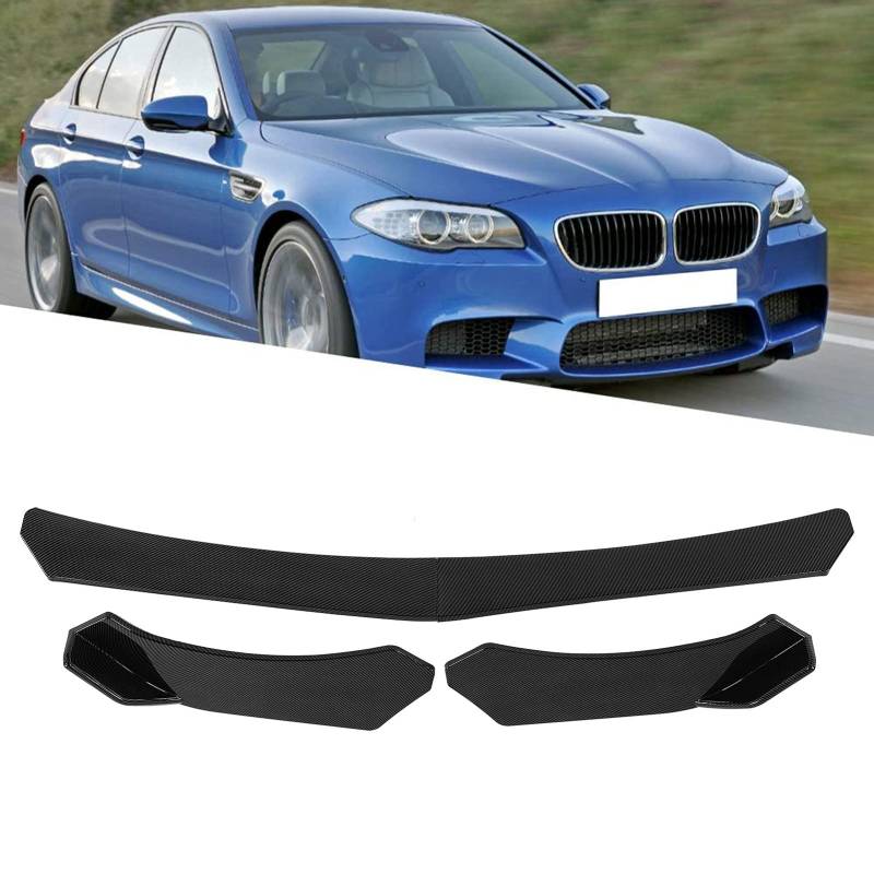 Auto Frontspoiler Universal, Frontstoßstange Lippe Kinnspoiler Auto ABS Spoilerlippe Zubehör Frontschürze Spoiler Frontschürze Lip Body Kit, für AMG All Models Ca von Ejoyous