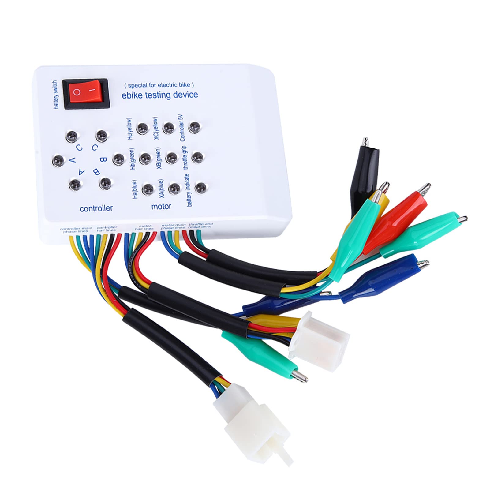 Brushless Motor Controller, Elektroauto Motor Tester E Bike Scooter Detektor Prüfgerät für die Überprüfung der Motor Controller Bremshebel Brushless Motor Controller, Elektroauto Motor Tester E Bike Scooter Detektor Prüfgerät für die Überprüfung der Motor Controller Bremshebel von Ejoyous
