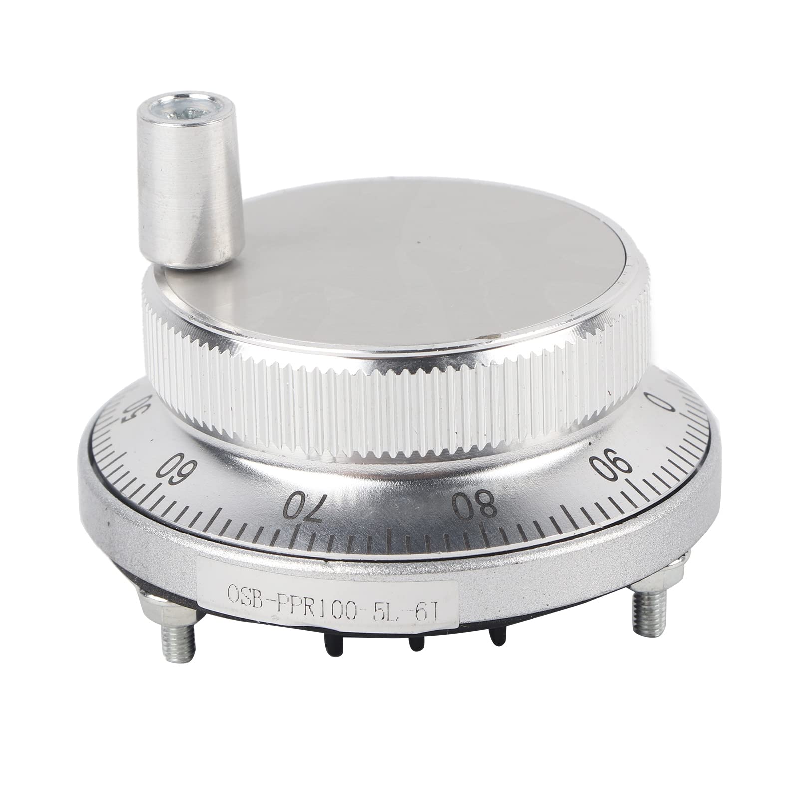 CNC Impulsgeber, CNC Pulser Handrad 5V 60MM Handrad-Impulsgeber cnc Handrad Gehäuse Manual Pulse Generator für CNC-System (WHITE) von Ejoyous