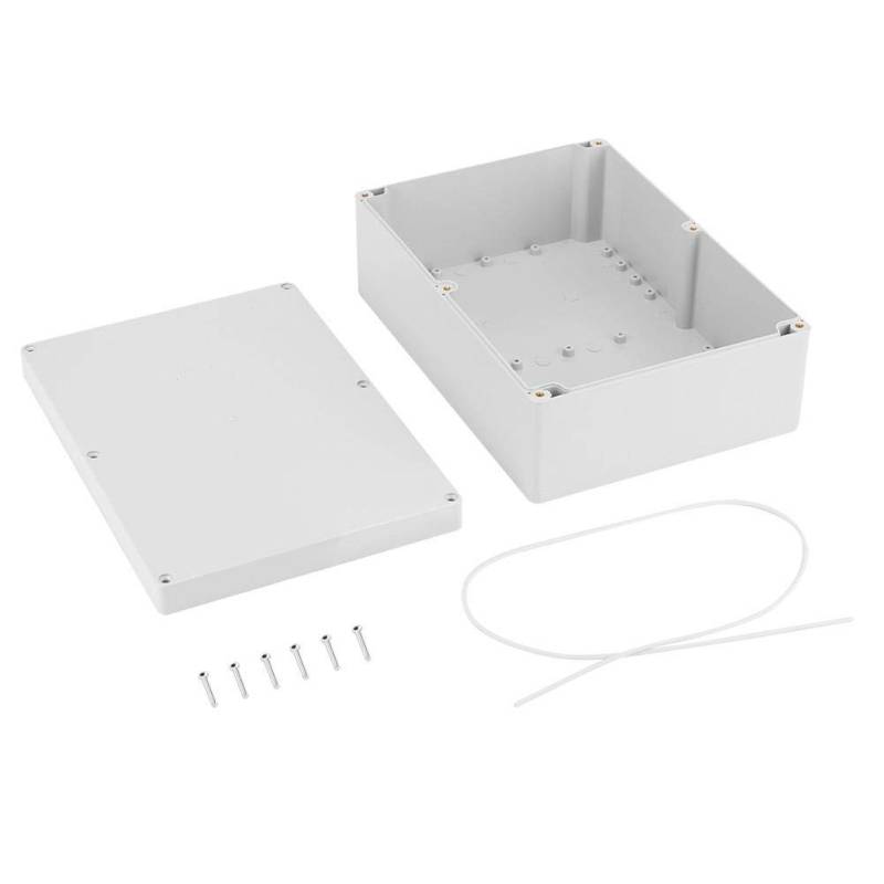 DIY Anschlussdose, ABS Anschlusskästen Wasserdicht Staubdicht IP65 Abzweigdose Projekt Koffer Abzweigkasten für Zeitgeber Verlängerungskabel Kabeltrommeln Steckerleisten Leuchten 263 * 185 * 95 mm von Ejoyous