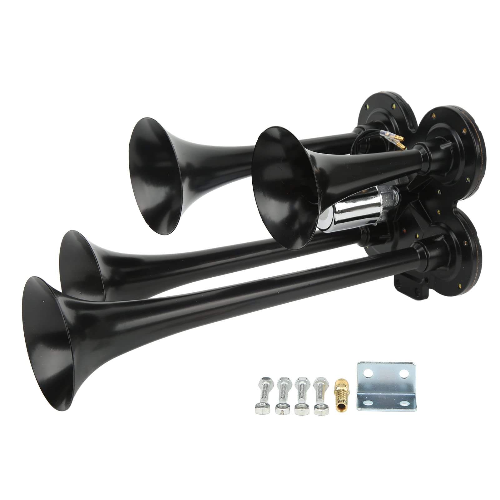 Druckluft Horn Hupe 12-24V, 150DB Super Loud Lufthorn Drucklufthorn LKW Hupe Trompete Elektrisches Horn Lautsprecher, für Auto PKW Booten KFZ Motorräder Wohnwagen Druckluft Horn Hupe 12-24V, 150DB Super Loud Lufthorn Drucklufthorn LKW Hupe Trompete Elektrisches Horn Lautsprecher, für Auto PKW Booten KFZ Motorräder Wohnwagen von Ejoyous