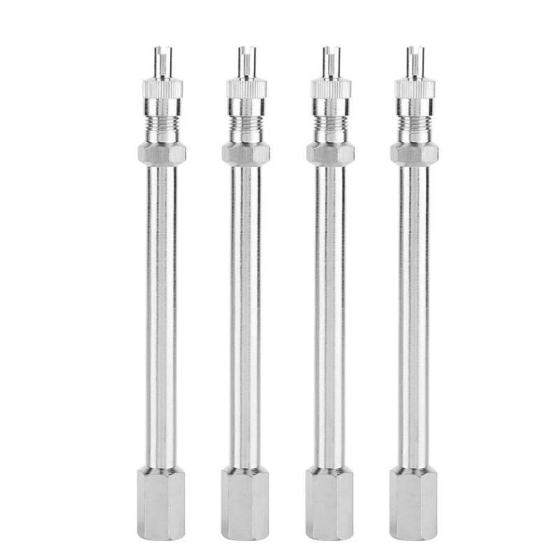 Ejoyous 4pcs Ventilstamm -Strecke, 100 Mm 4 -Zoll -Radventilverlängerungsstab -Erweiterungs -Adapter für ATV RV Car Truck Motorradreifenreifen von Ejoyous